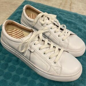Taos Plim Soul white leather sneakers trainers size 10
